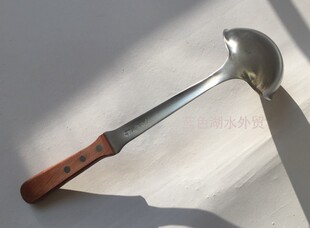 美单da牌质量特好 CYGJ 026 木柄不锈钢汤勺 外贸出口美国原单