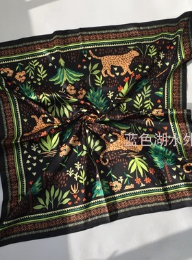 AS-WJ-139 超值 纯原法单!外贸出口欧洲法国原单大方巾丝巾艺术感