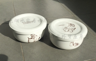 精美好货 CYGJ 060 带盖骨瓷碗 外贸出口英国童话兔订单原单
