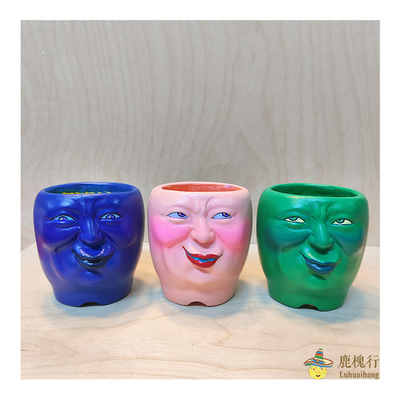 鹿槐行小物 shinobu表情趣味花坛迷你系列