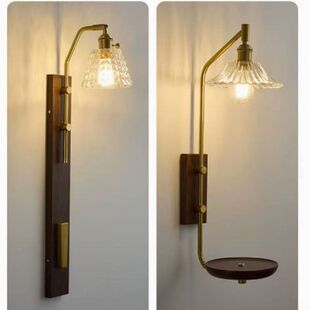 宋氏美学中古风玻璃壁灯侘寂民宿过道卧室楼梯玄关氛围感墙壁灯