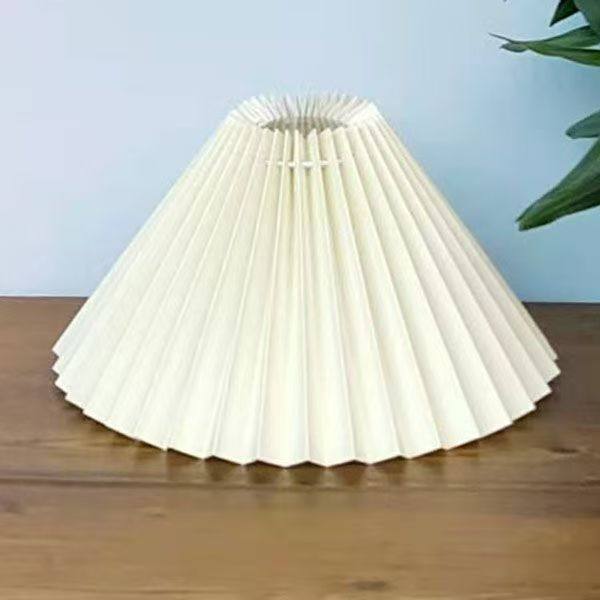 百褶灯罩包邮网红台灯布艺布罩外壳客厅酒店床头落地灯具配件DIY