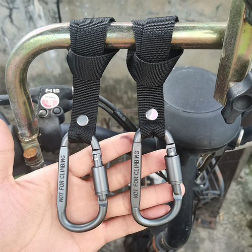 加粗实心电动车挂钩外卖头盔挂扣