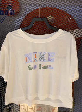 正品耐克短袖女子2022秋季新款运动短款户外半袖潮DX6159-133-441