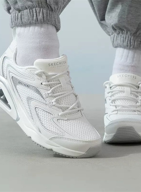 SKECHERS斯凯奇2024夏季女子气垫增高运动休闲鞋缓震跑步鞋177425