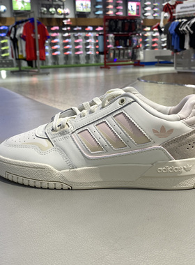 阿迪达斯三叶草正品女鞋2025新款DROPSTEP LOW运动休闲板鞋JQ0079