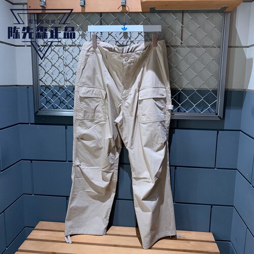 阿迪达斯男子透气长裤梭织侧口袋