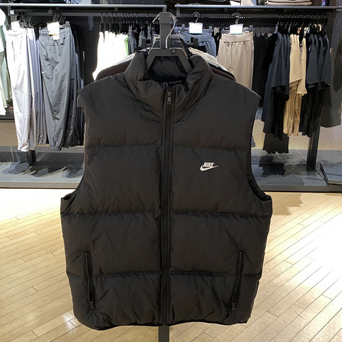 耐克正品羽绒马甲男拒水保暖立领外套背心上衣IB2978-010-377-211