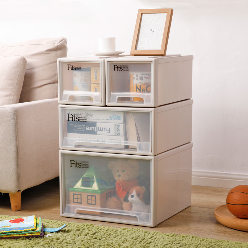 天马抽屉式玩具被子内衣收纳盒