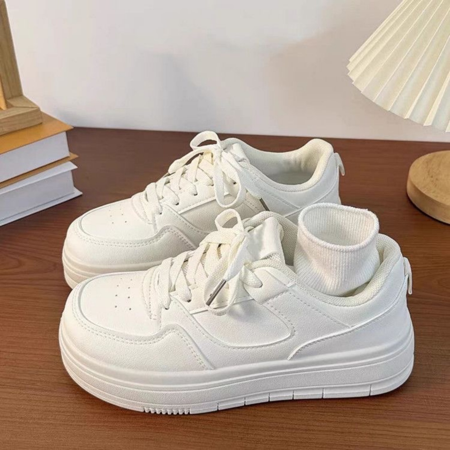 休闲运动百搭学生厚底校园风板鞋