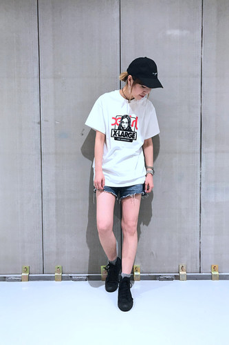 短袖日系重磅印花纯棉中性tee