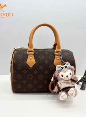 SEOSEOO九州袋鼠女包正品2025新款时尚大容量枕头包手提斜挎78688