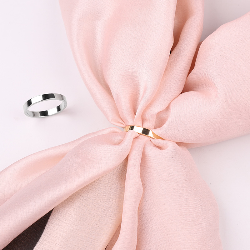 日韩国百搭风极简约圈环服装胸花