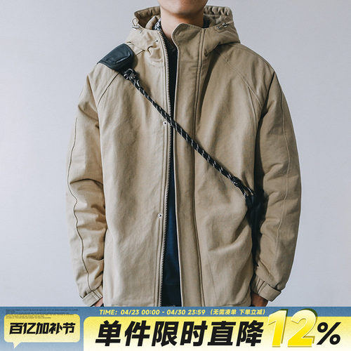 嘿马七作保暖加厚棉服冬情侣棉衣