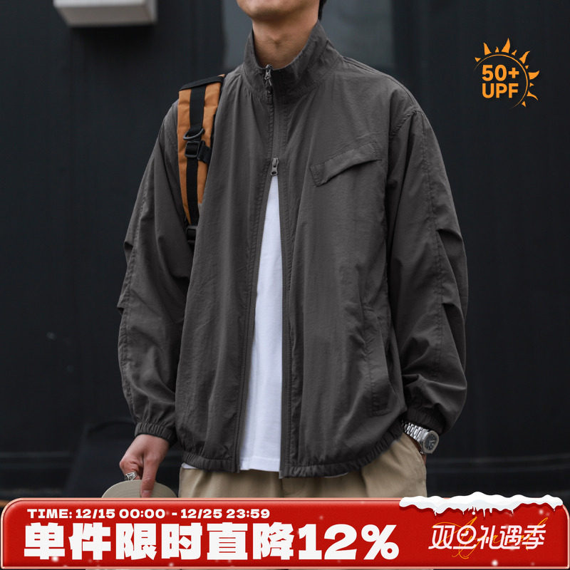 轻薄嘿马七作日系休闲防晒衣