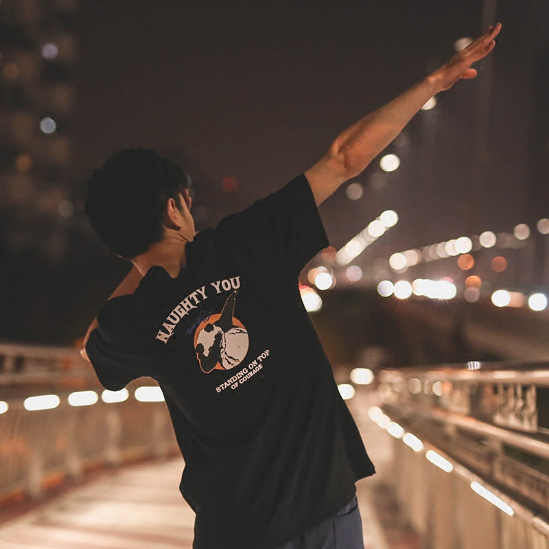 嘿马复古夏季男士休闲印花打底衫限2000张券