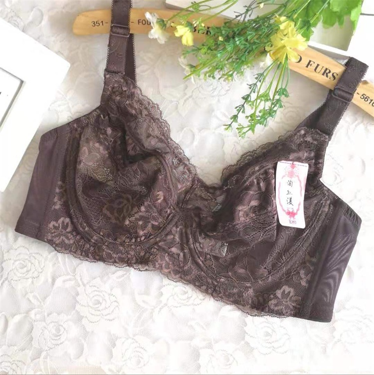 超薄无海绵透视特大码缩胸内衣