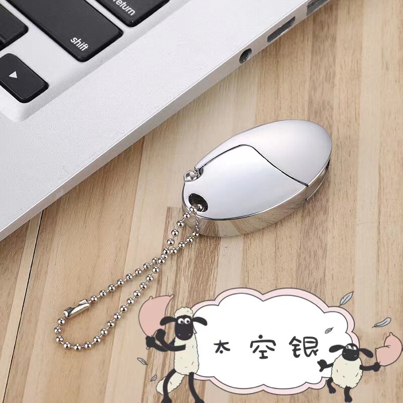 不锈钢 恐龙蛋U盘高速16G个性创意定制礼品LOGO优盘32G男女生刻字