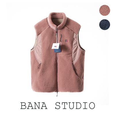 加厚摇粒绒马甲外穿背心男女同款