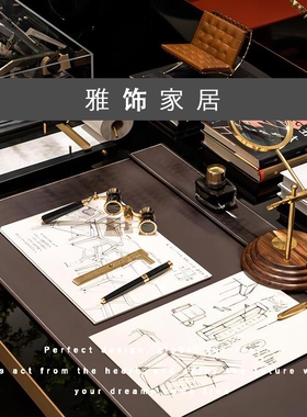 饰品书桌展柜套装客厅样板