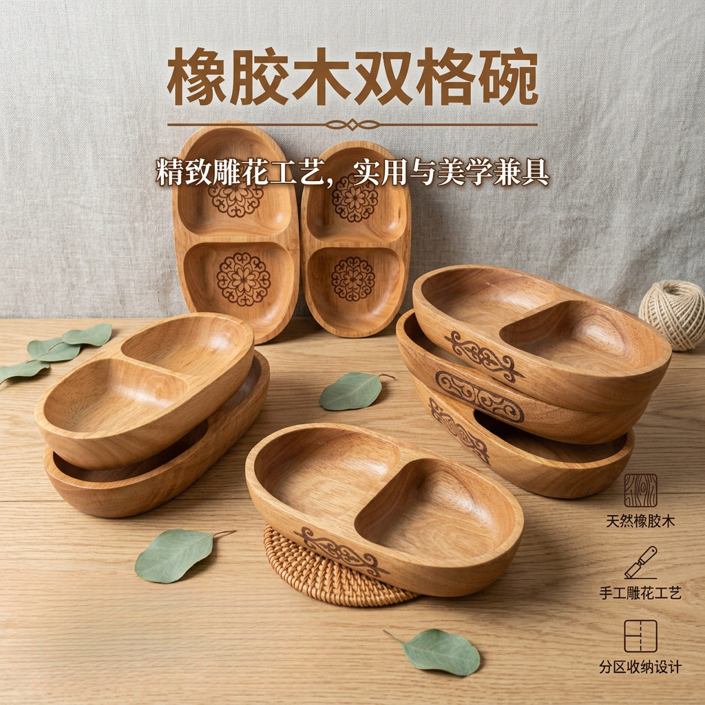 木质碗日式托盘火锅碗水果盘餐碟