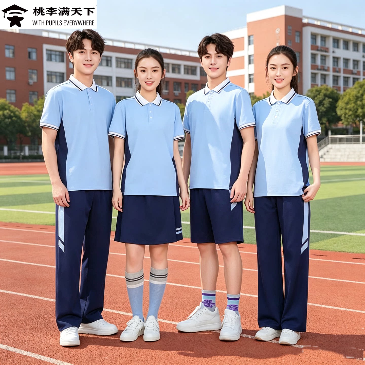 南昌市统一新款初中校服春夏秋冬图片