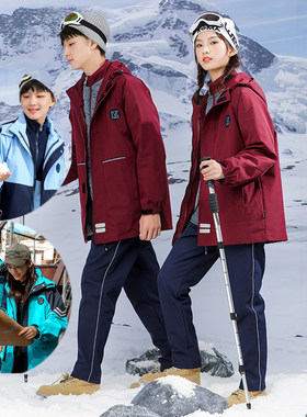初中秋冬三合一夹棉加绒年级班服