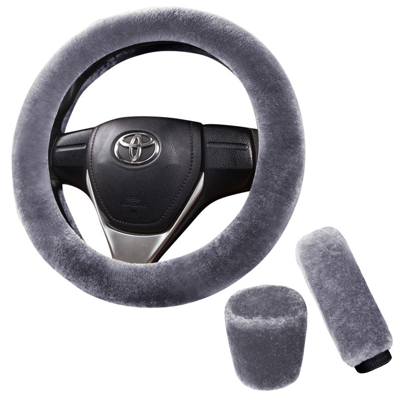 老年代步车四轮电动车33 34 35 36cm方向盘套小号S号冬季毛绒把套