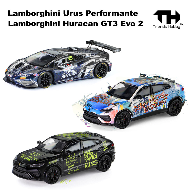 预售TH 1:64 兰博基尼Urus/Huracan GT3 EVO2汽车模型成人收藏车图片