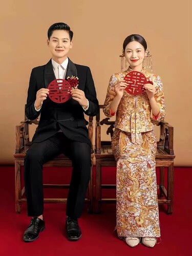 出租秀禾婚服中式婚礼礼服婚服