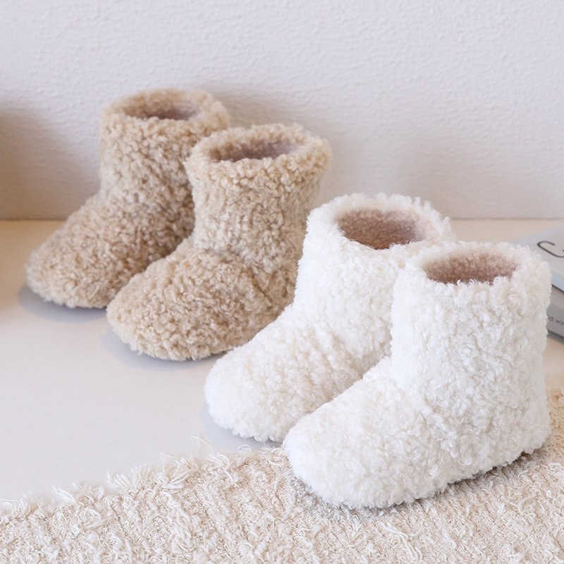 韩国儿童毛毛靴2025冬季加绒保暖女童短靴舒适软底套筒宝宝雪地靴,童鞋/婴儿鞋/亲子鞋,棉靴,淘宝优惠券,粉丝福利购,淘宝优惠卷