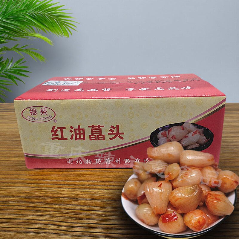 湖北特产红油藠头剁椒藠头酸甜口
