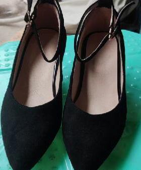 2024年春秋优雅细带浅口尖头单鞋小码鞋26.27码