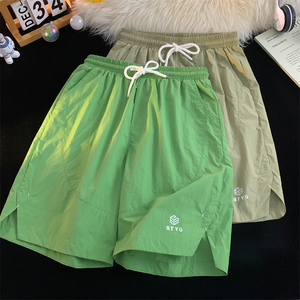 多巴胺短裤男女夏季韩版速干大码宽松百搭五分裤226-3-k9699-P27图片