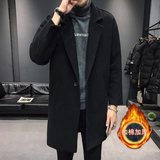 2020毛呢中长款英伦风妮子冬季大衣加棉加厚226-3-DY8006-P105，男装毛呢大衣，星座226-3