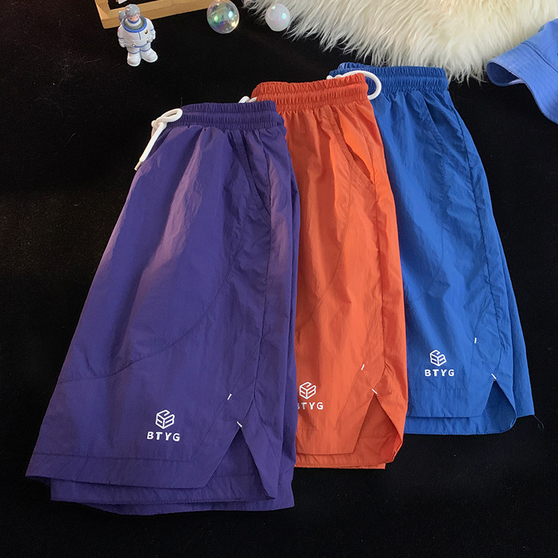 多巴胺短裤男女夏季韩版速干大码宽松百搭五分裤226-3-k9699-P27,男装牛仔裤,星座226-3