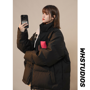2023新款PU皮90绒防风服宽松羽绒服外套226-3-MY116-P248限328图片