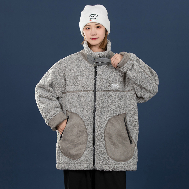 2020冬中性休闲情侣皮毛一体加厚外套棉衣棉服226-3-p125-6631,男装棉衣,星座226-3