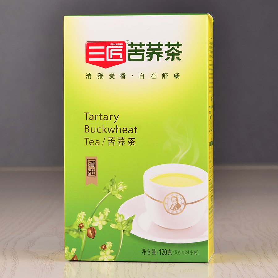 正品包郵 三匠苦蕎茶120g盒裝5g24小袋裝四川大涼山蕎麥茶養生茶