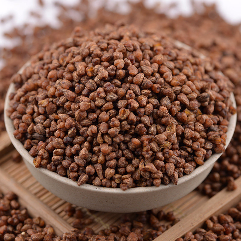 四川凉山苦荞茶正品语默黑珍珠荞麦茶大颗粒全胚黑苦荞茶散装冲泡