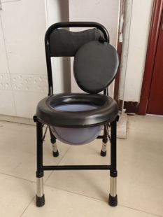 折叠不锈钢坐便椅老人孕妇坐便器蹲厕椅马桶病人通用可调加固便椅