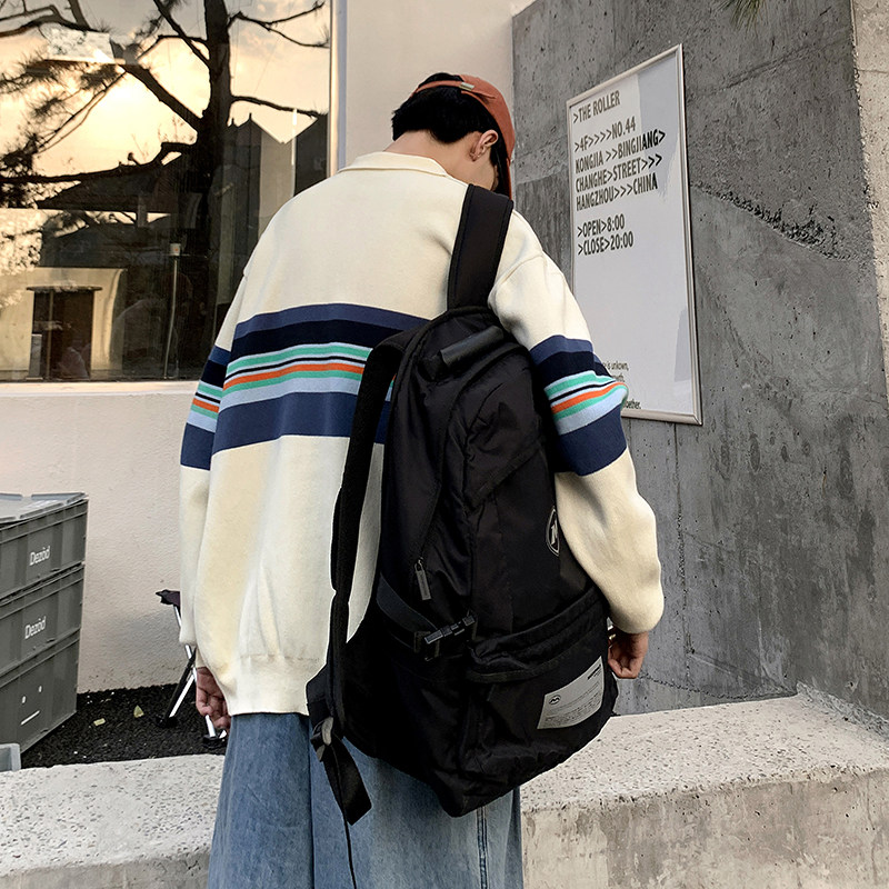 A353-M073-特P55高质量韩版翻领拼色套头毛衣休闲男女针织衫上衣,男装针织衫/毛衣,星座1308-1（原A353）