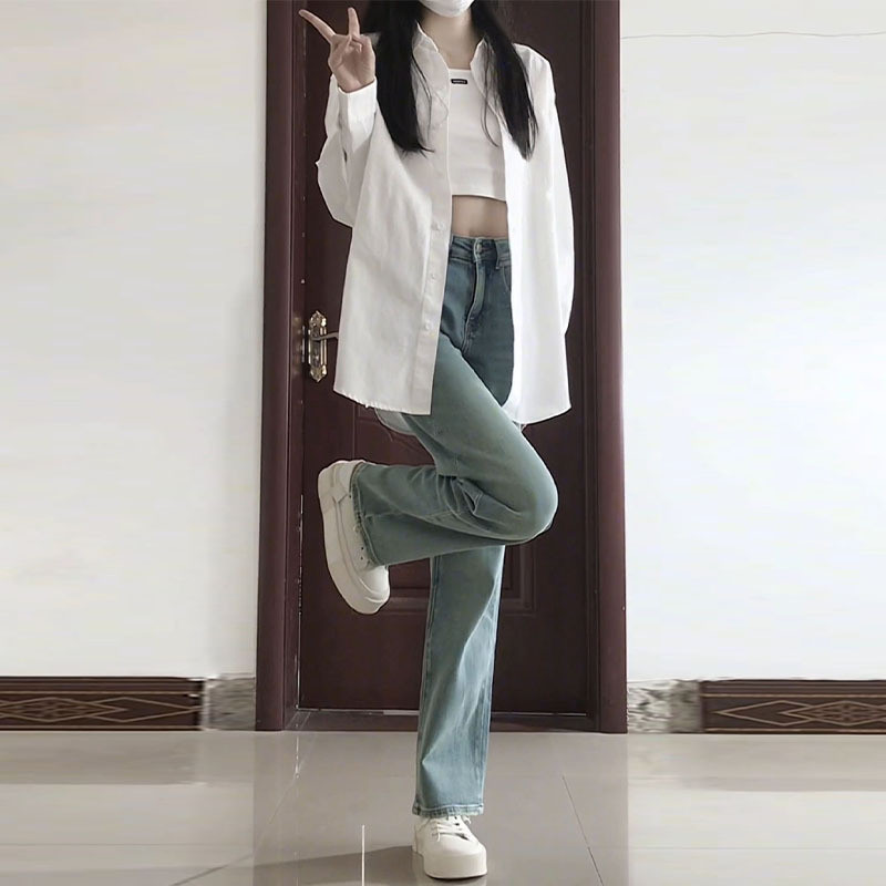白色防晒衬衫外套女夏季2026新款爆款衬衣高级感轻奢减龄洋气上衣