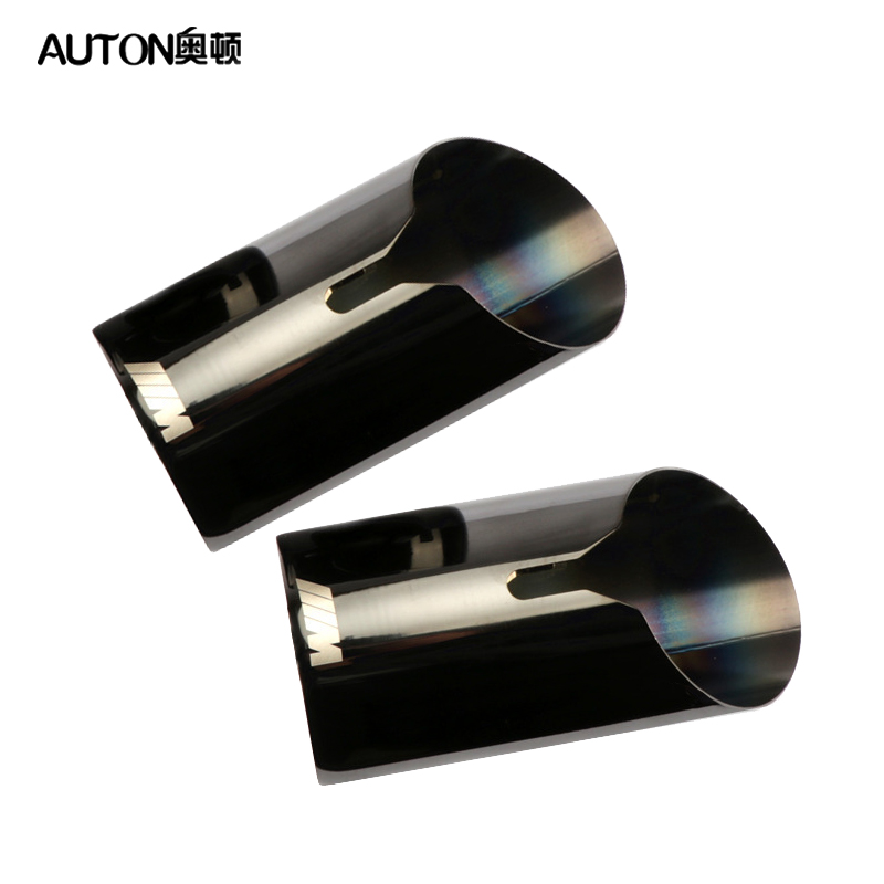 适用1819款宝马3系钛黑色排气管