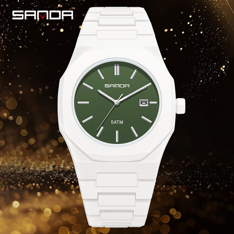 三达外贸热销腕表休闲百搭防水男女款石英表条钉刻度个性日历手表,手表,国产腕表,淘宝优惠券,粉丝福利购,淘宝优惠卷