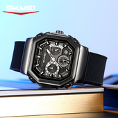 时刻美外贸时尚 潮流多功能小三针户外运动防水石英表