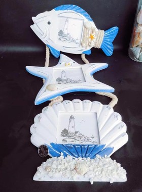 地中海风格沙滩饰品创意摆件家居挂件壁饰酒店服装店样板间玄关