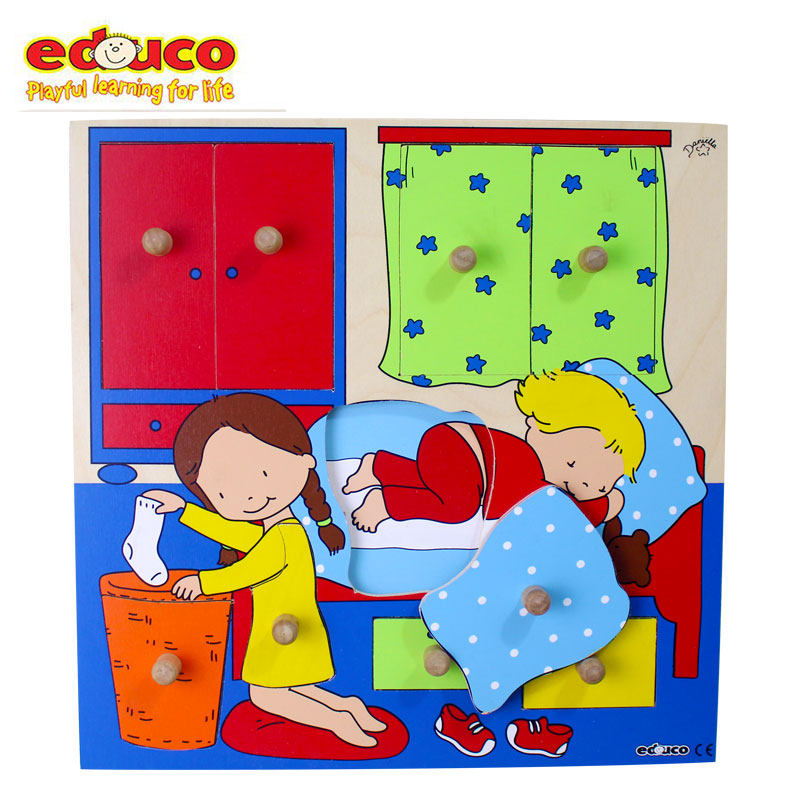 Germany beleduc baby Clutch plate Jigsaw puzzle wooden  three-dimensional handle Jigsaw puzzle Months of age Puzzle Toysin the Toy/Childs/Puzzle/Building block/Model , Beads/Jigsaw/Pair/Disassembly/Beat Toy , Jigsaw/Puzzle  category - from Buy2taobao.com to provide professional Taobao agent buy service