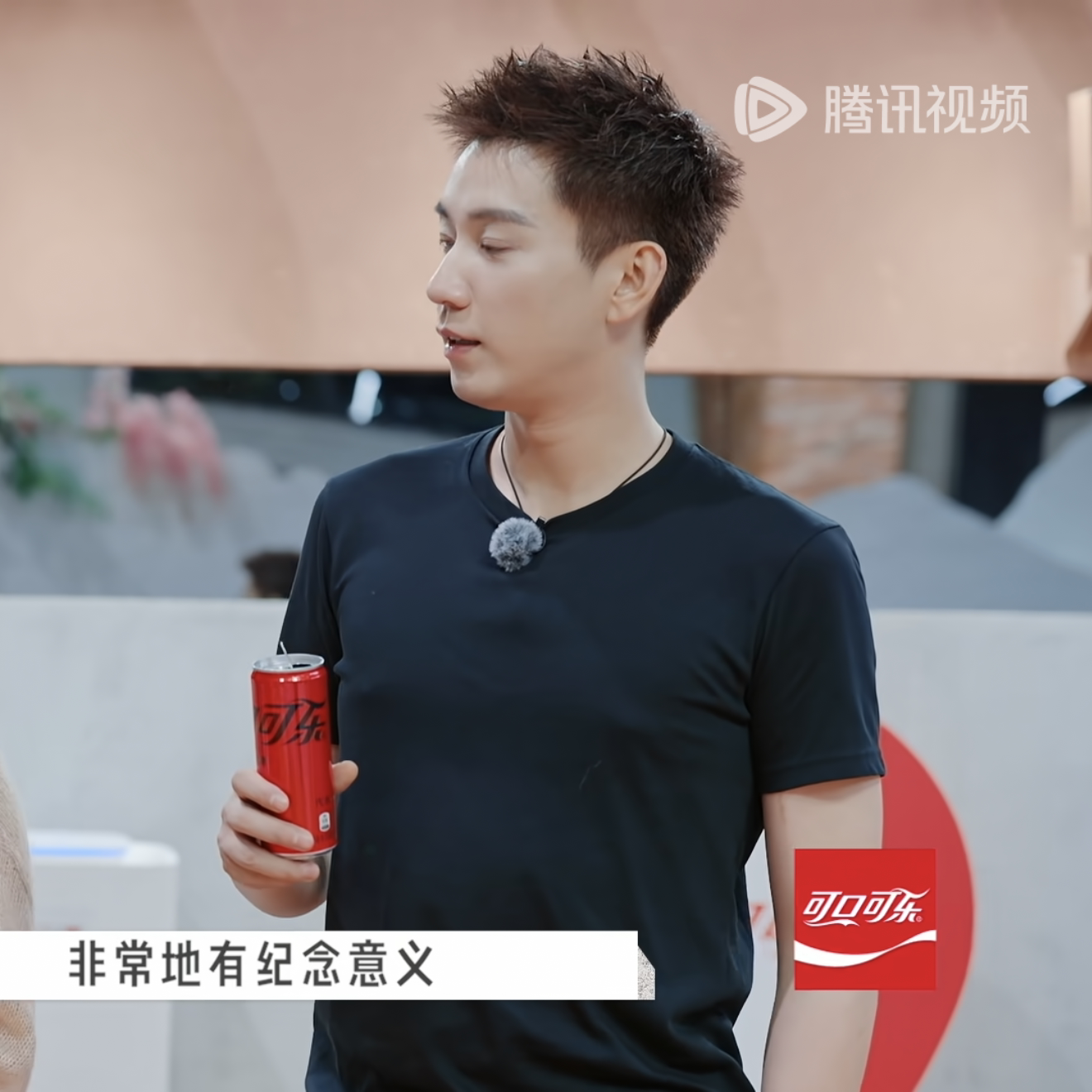 桃花坞王子奇同款纯棉短袖T恤宽松纯色百搭男半袖日常简约打底衫