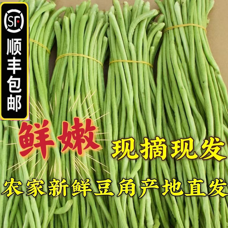 顺丰新鲜缸豆鲜嫩长豆角绿色蔬菜